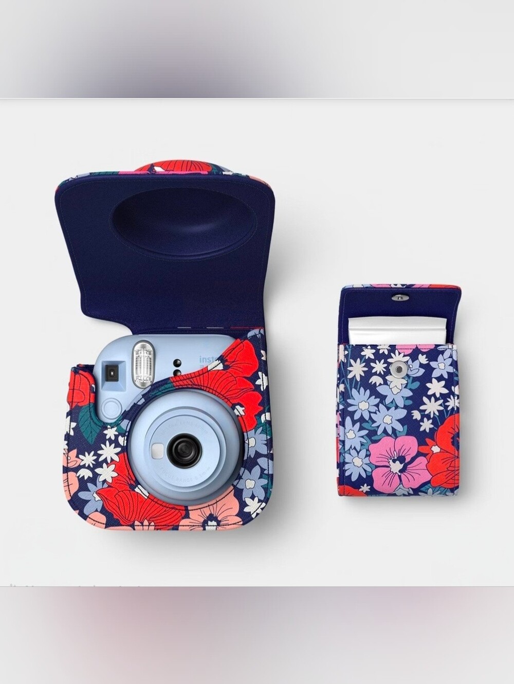 Fuiifilm Instax Mini 12 Camera Case - heyday" Poppy Flowers